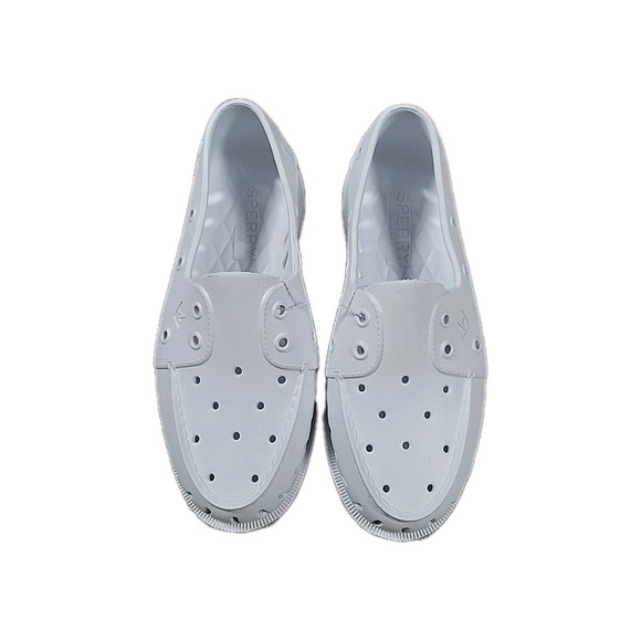Men's 7 Sperry Top‎ Sider Authentic Original Float Boat Shoe White Nwot, Wom. 9 - Picture 1 of 6